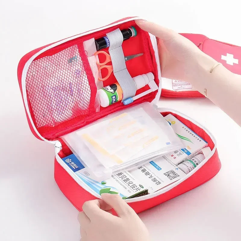 Mini First Aid & Medicine Storage Bag – Portable Travel Emergency Survival Pill Case